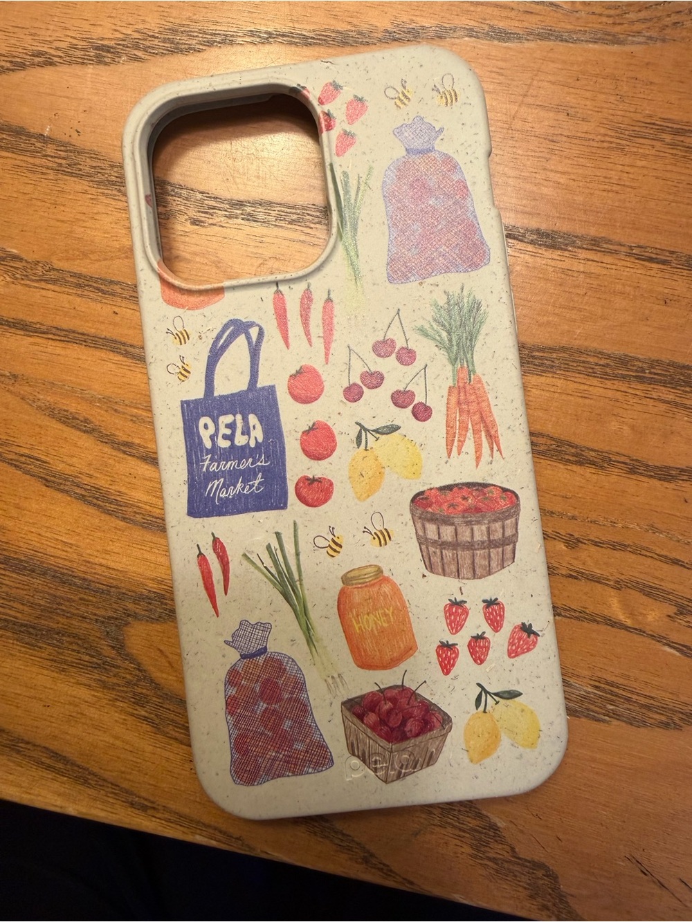 Pela Farmers Market Cream Pattern Phone Case